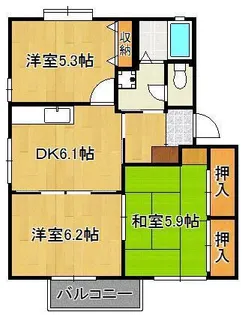 セブンオーシャン【2階】の間取り