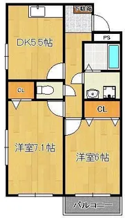 サニー・ブライトHP【2階】の間取り