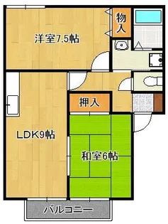 ハイツ新町【1階】の間取り