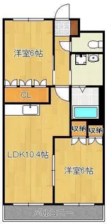 こもれび【2階】の間取り
