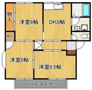 クローバーハウス【2階】の間取り