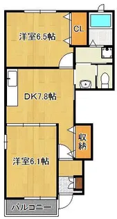 グレイスフル21【1階】の間取り