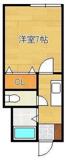 デュエル通谷Ⅱ【2階】の間取り