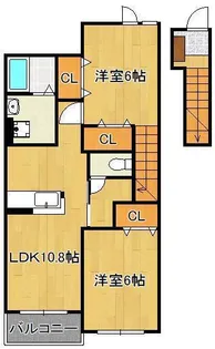 Heart Life野間【2階】の間取り