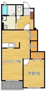 Heart Life野間【1階】の間取り