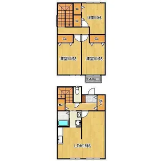 ユニフレックス中間【1階】の間取り