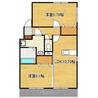 ロワイヤルT.NⅡ【1階】の間取り