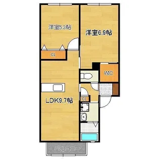 フレール五反田【1階】の間取り