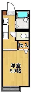 サンオーシャン【1階】の間取り