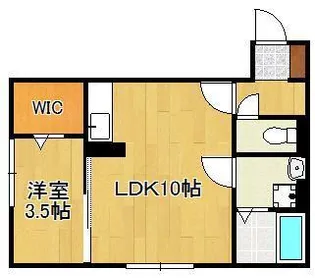 シャトレ若宮C棟【1階】の間取り