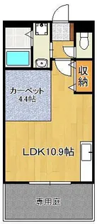リヴィエール福丸 弐番館【1階】の間取り
