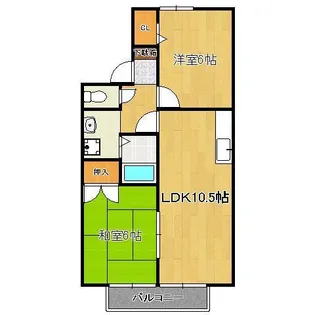 セジュール波多野【2階】の間取り