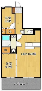 Stella Central Hills【3階】の間取り