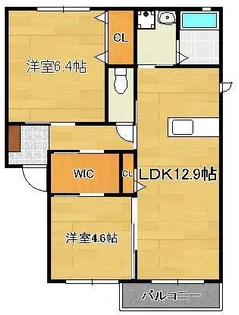 M.J.SKY C棟【2階】の間取り