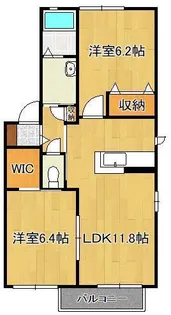 スクーデリア2006 A棟【2階】の間取り