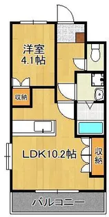 メイプル館【1階】の間取り