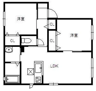 ひまわり館【1階】の間取り