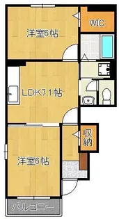 グランドール【1階】の間取り