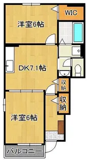 エクセレントⅠ(中間市岩瀬)【1階】の間取り