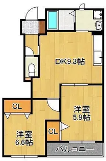 メゾン・グランデ【1階】の間取り