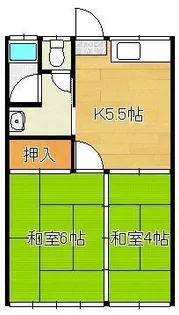 サーフサイドビル通谷【1階】の間取り