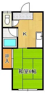 コーポ香月【2階】の間取り