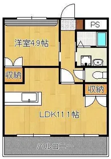 グラン・カナール【2階】の間取り