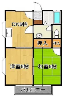 ルミエール曙【2階】の間取り