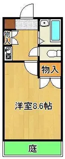 レジデンス牟田【1階】の間取り