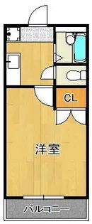 レジデンス牟田【1階】の間取り