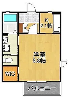 コワルージュB棟【2階】の間取り