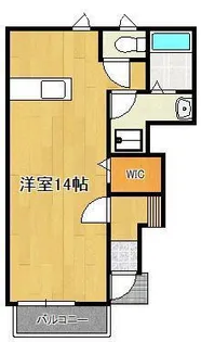 ベルオーブⅡ【1階】の間取り