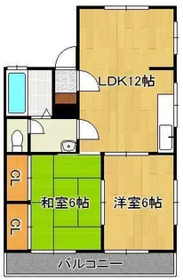 ルミエール伊左座B棟【1階】の間取り