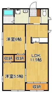 Annex・Ⅰ【2階】の間取り
