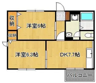 エル・シャルマンⅡ【1階】の間取り