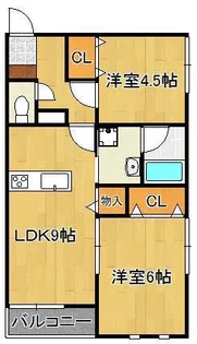 セントラルコーポⅠ【103号室】の間取り
