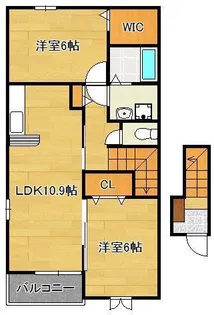 アルカンシェルA【2階】の間取り