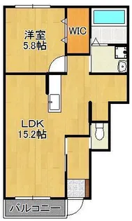ハイム吉田東【1階】の間取り