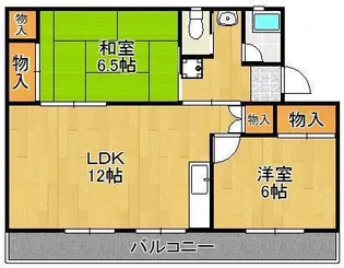 ヴィラナリー中間Ⅰ 5号棟【2階】の間取り