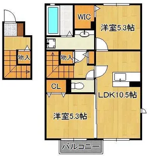テロワール五番館【2階】の間取り