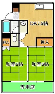 メゾン若宮 2号館【1階】の間取り