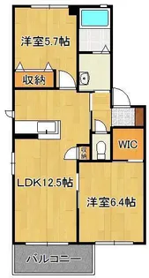 ベニコー B棟【2階】の間取り