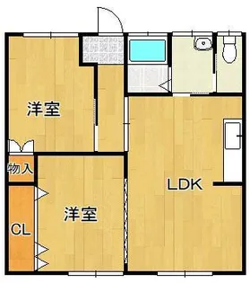 メゾンド・ワダ【1階】の間取り