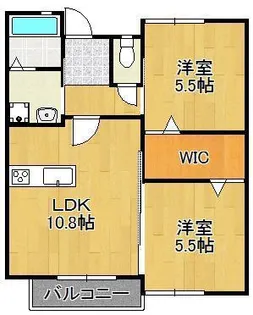 マキハウスⅡ【1階】の間取り