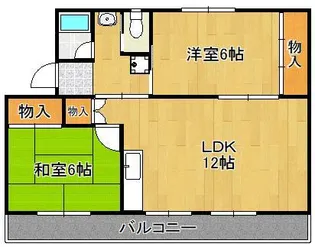 ヴィラナリー中間Ⅱ 4号棟【2階】の間取り