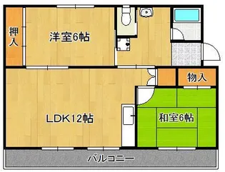 ヴィラナリー中間Ⅱ 3号棟【3階】の間取り