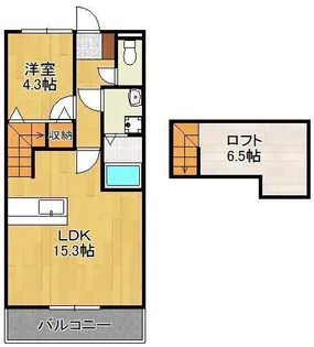 ショーンⅡ A棟【2階】の間取り