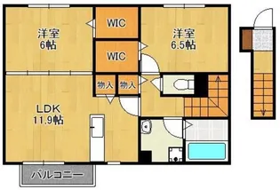 プレミールAsagiri【2階】の間取り