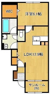 ラ・フィオーレ【1階】の間取り