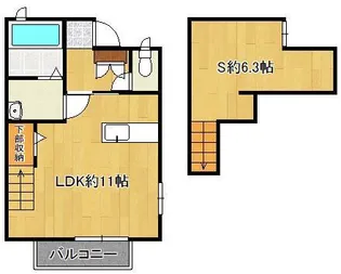 ロフトスタイル【1階】の間取り